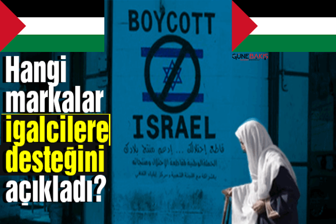 İsrail boykot listesi...Hangi markalar israil'e desteğini açıkladı? BDS boykot listesi... israil'e destek veren markalar